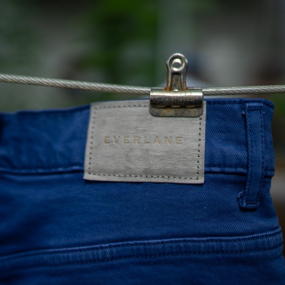 Everlane Way High Jean in cobalt blue - Picture 4 of 6